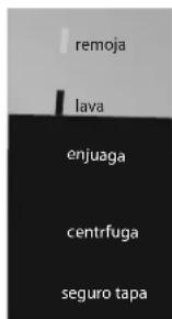 remoja lava enjuaga centrfuga seguro tapa