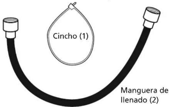 Cincho (1) Manguera de Ilenado (2)