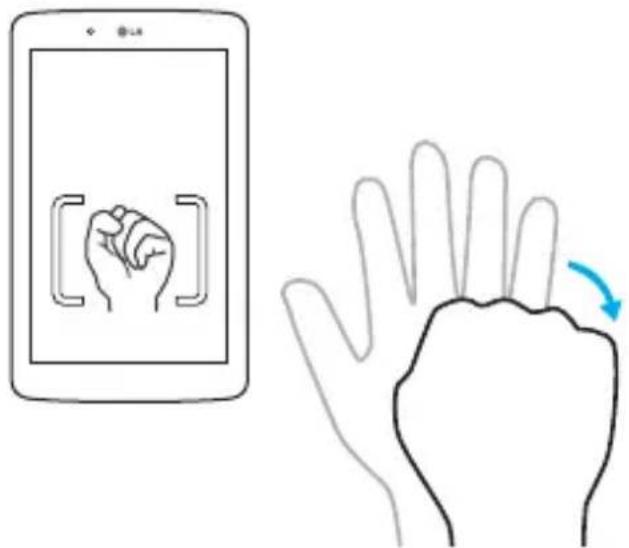 LG G-Pad 8.0 WiFi - Captura con gesto - 1