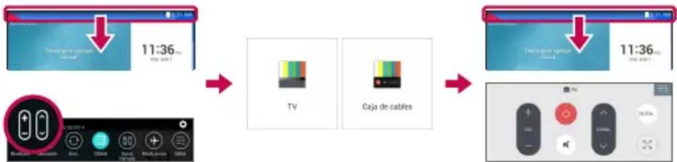 LG G-Pad 8.0 WiFi - Para abrir y configurar QuickRemote - 1