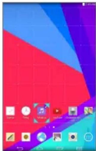 LG G-Pad 8.0 WiFi - Personalizar los iconos de aplicaciones en la pantalla principal - 1