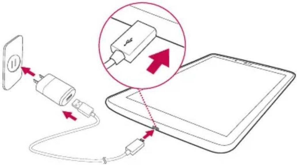 LG G-Pad 8.0 WiFi - Cargar la tablet - 1