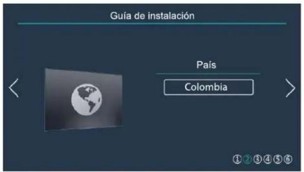Guía de instalación País Colombia ①②③④⑤⑥