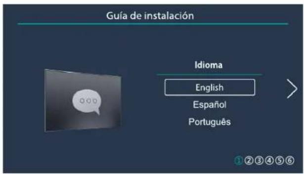 Guía de instalación Idioma English Español Português