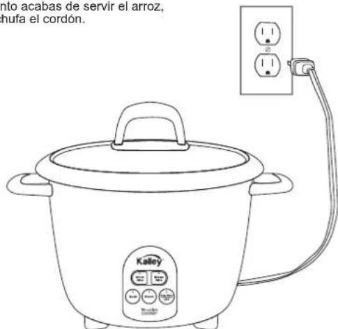 nto acabas de servir el arroz, hufa el cordón. Kayey