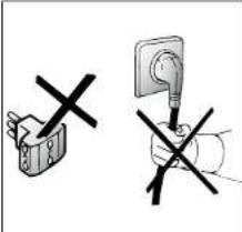 Diagram showing two electrical switch symbols with 'X' marks indicating no protection or disaturation.