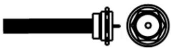 HITACHI 50FX20B - 300-Ohm Twin Lead Connector - 1