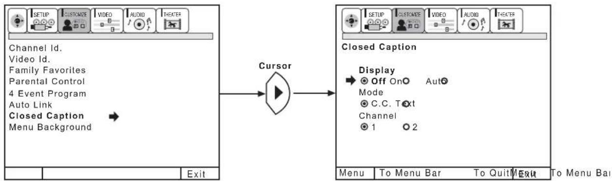 HITACHI 50FX20B - CLOSED CAPTION - 2