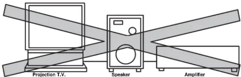 Projection T.V. Speaker Amplifier