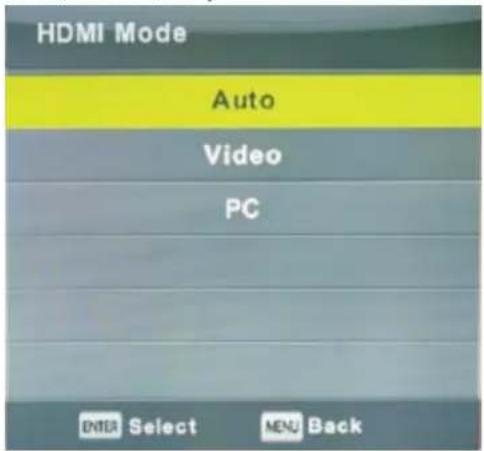 Sunstech 32SUN11TS - Ajuste del régimen de resolución HDM - 1