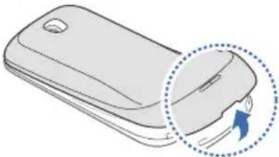 SAMSUNG Galaxy 3 - Instalación de la tarjeta SIM o USIM y la batería - 1