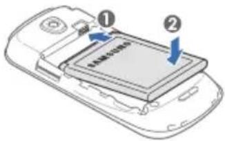 SAMSUNG Galaxy 3 - Instalación de la tarjeta SIM o USIM y la batería - 3