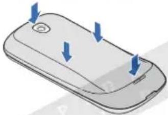 SAMSUNG Galaxy 3 - Instalación de la tarjeta SIM o USIM y la batería - 4