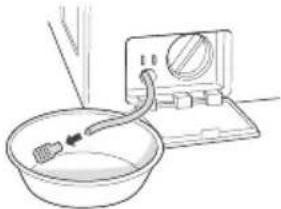LG WM1873FDS - Cleaning the drain pump filter - 2