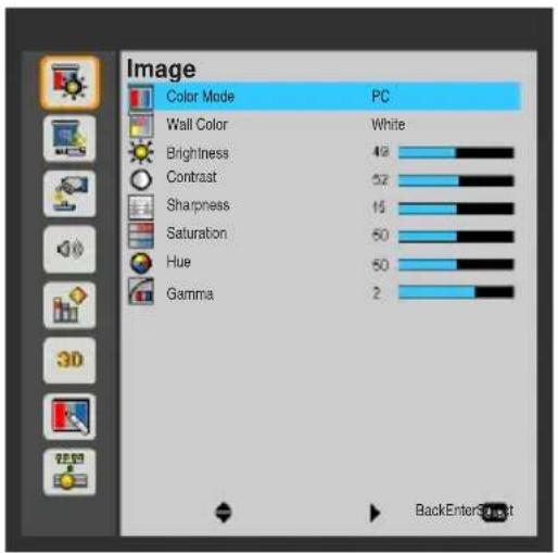 Christie Captiva DUW350S - On-screen Display Menus4.2 - 2