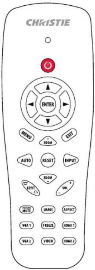 Christie Captiva DUW350S - Using the Control Panel - 4