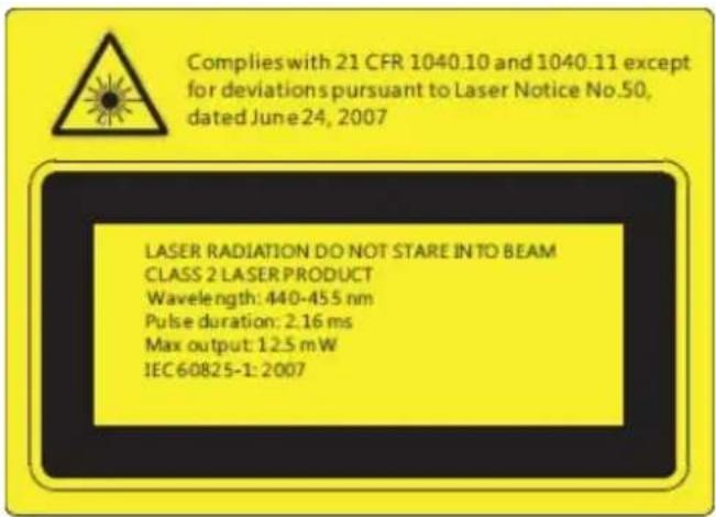 Christie Captiva DUW350S - Safety Notice - 1