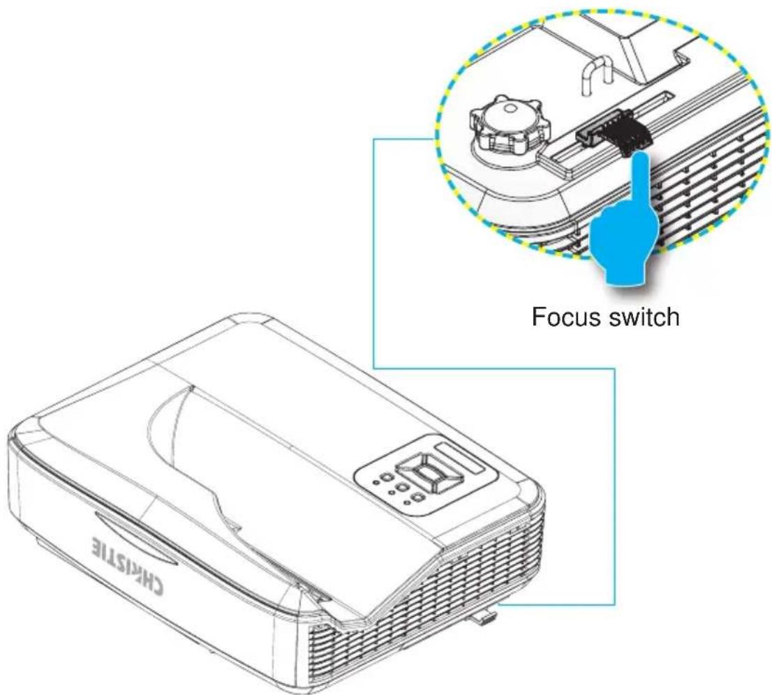 Christie Captiva DUW350S - Adjusting the Projected Image3.3 - 2