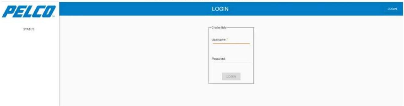 PELCO STATUS LOGIN CREDITILE: Username: * Password: LOGIN