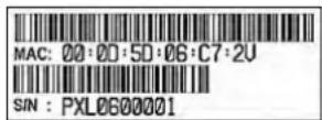 Raritan Dominion PX2-5198R - MAC Address - 1