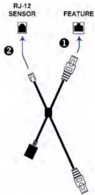 Raritan Dominion PX2-5198R - To connect composite asset sensors via an X cable: - 1