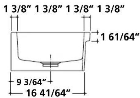 1 3/8" 1 3/8" 1 3/8" 1 3/8" 1 61/64" 9 3/64" 16 41/64"