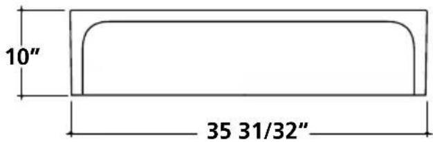 10" 35 31/32"