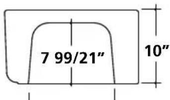 7 99/21" 10"