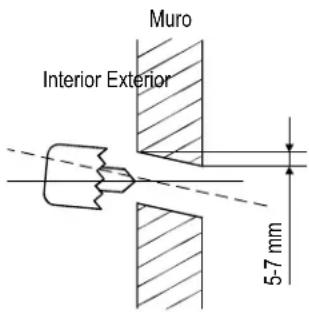 Mabe MMI12CAMCAM9 - taladre un agujero en el muro - 1
