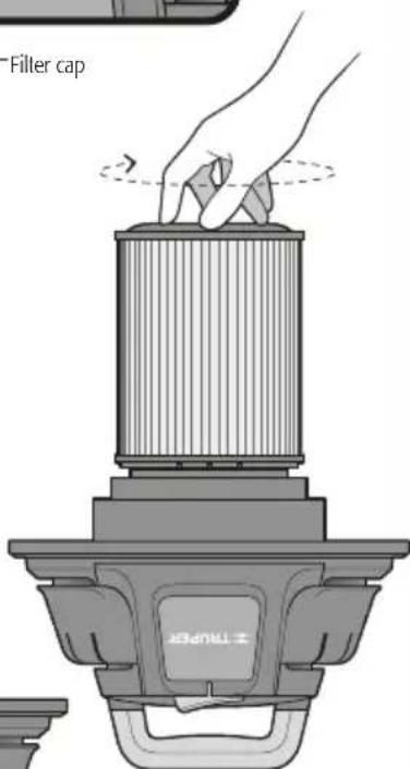 Filter cap Trupper