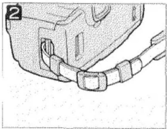 KONICA MINOLTA Freedom Zoom 105i - ATTACHING THE STRAP - 2