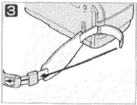 KONICA MINOLTA Freedom Zoom 105i - ATTACHING THE STRAP - 3