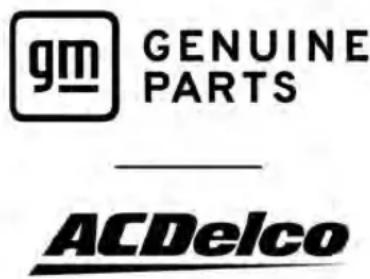 gm GENUINE PARTS — ACDelco