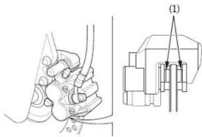 Honda Lead NHX110WH (2007) - Freno delantero - 1