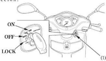 Honda Lead NHX110WH (2007) - INTERRUPTOR DE ENCENDIDO - 1