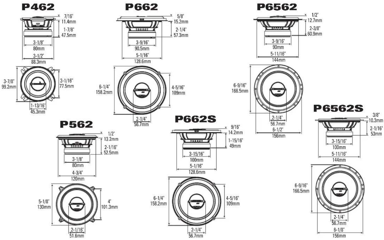 JBL Power P6562S - P462, P562, P662, P662S, P6562, P6562S, P963, P6462, P8662 - 5