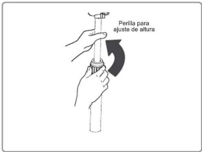 Perilla para ajuste de altura