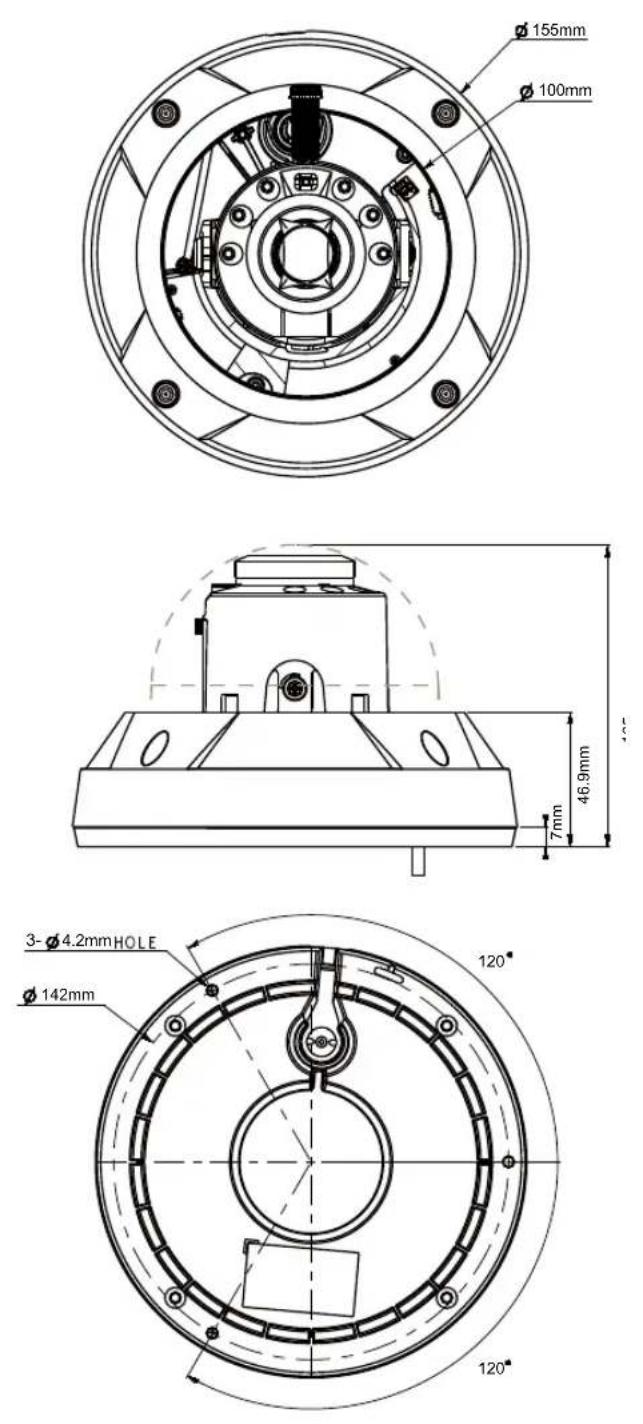 IDIS TC-D5531RX - Dimension - 5