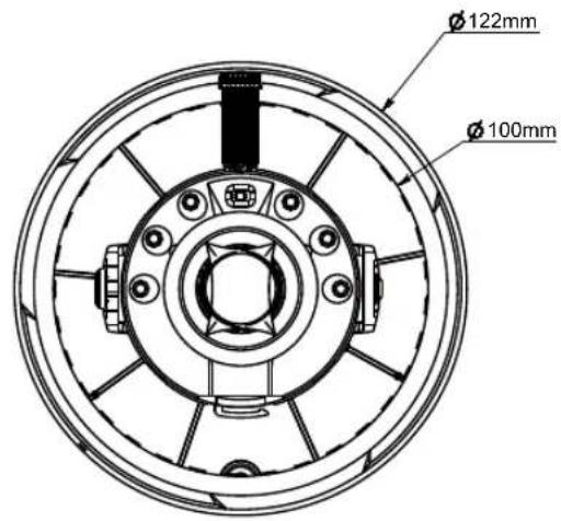 Ø122mm Ø100mm