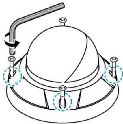 IDIS TC-D5531RX - Removing the Dome Cover - 3