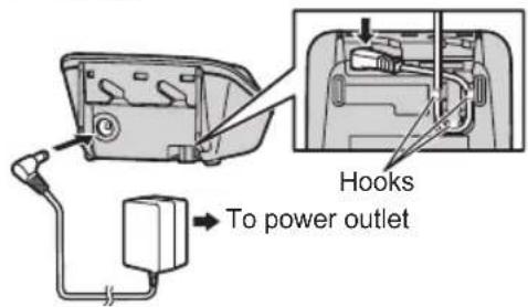 PANASONIC KX-TG6723E - Connections - 3