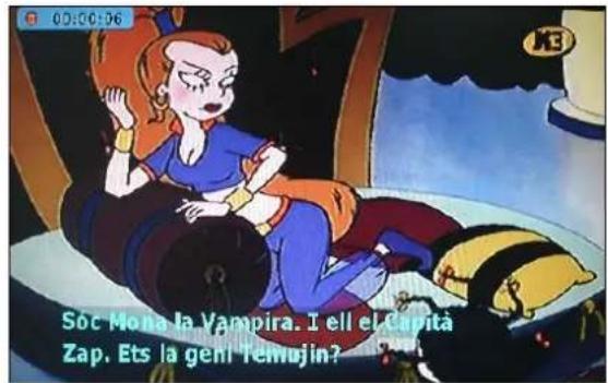 Sóc Mona la Vampira. I ell el Capità Zap. Ets la geni teimujin?