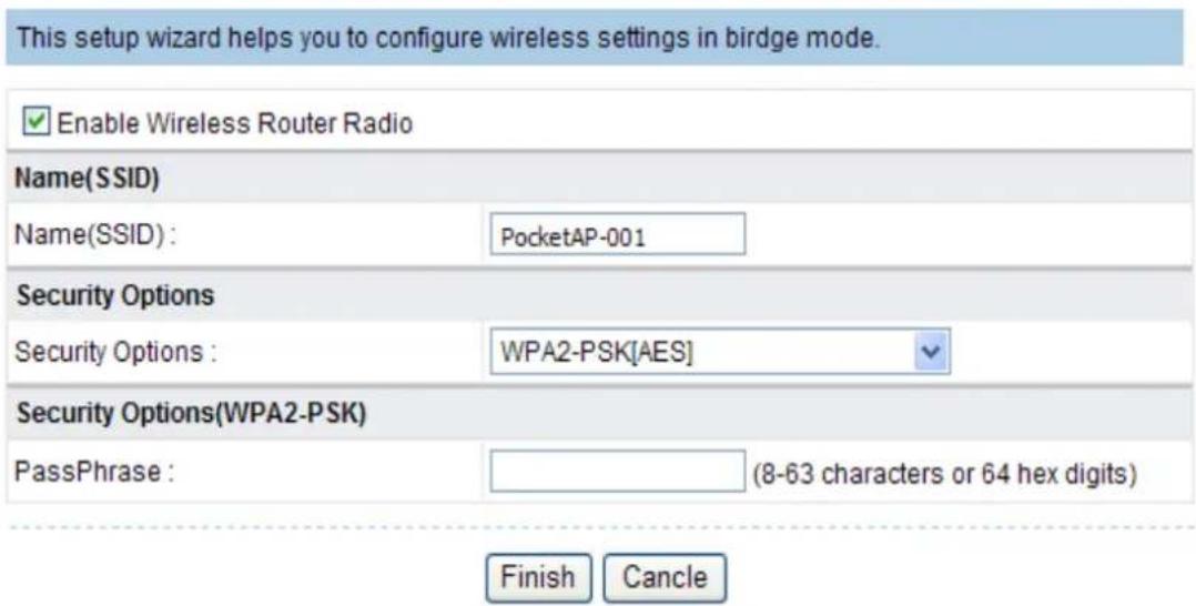Connection N&C WRP300 - Setup Wizard - 1