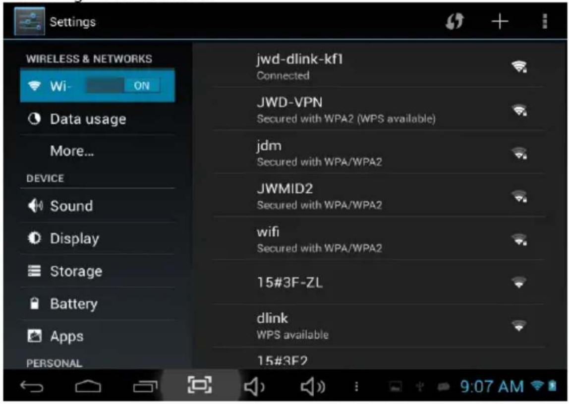 Sunstech TAB10QC - Wi-Fi connection - 1