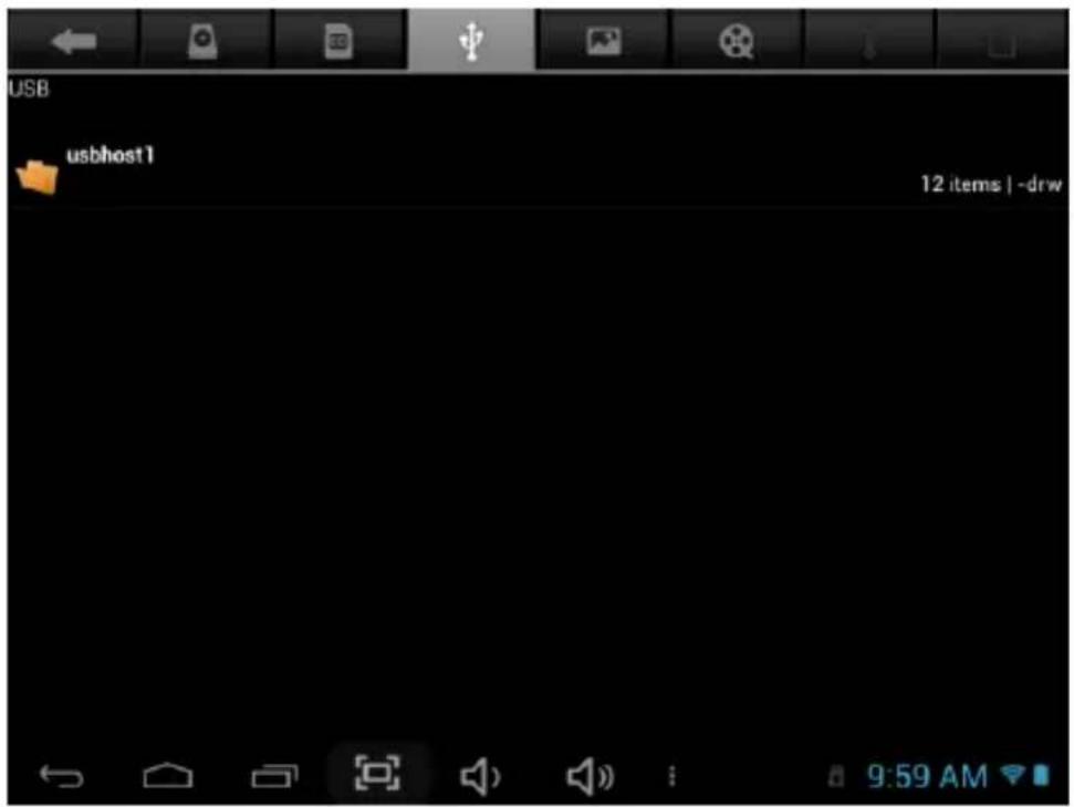 Sunstech TAB10QC - Use of OTG and USB host - 1