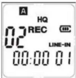 A HQ REC LINE-IN 02 02 00:00 01
