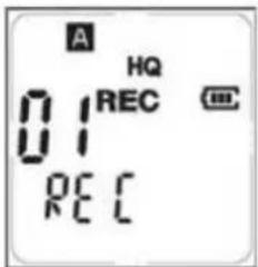 BRIGMTON BVR-600 - 1) Grabación con micrófono Grabación con el micrófono integrado. - 1