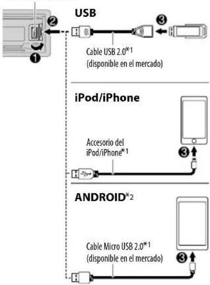 JVC KD-X341BT - Inicie la reproducción - 1