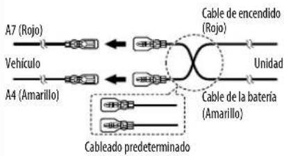 JVC KD-X341BT - Conexión de los conectores ISO en algunos automóviles VW/Audi u Opel (Vauxhall) - 1