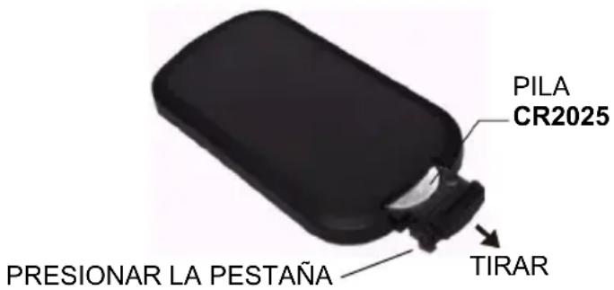 Mx Onda MX-TM7416 - Instalación de la pila en el mando a distancia - 1